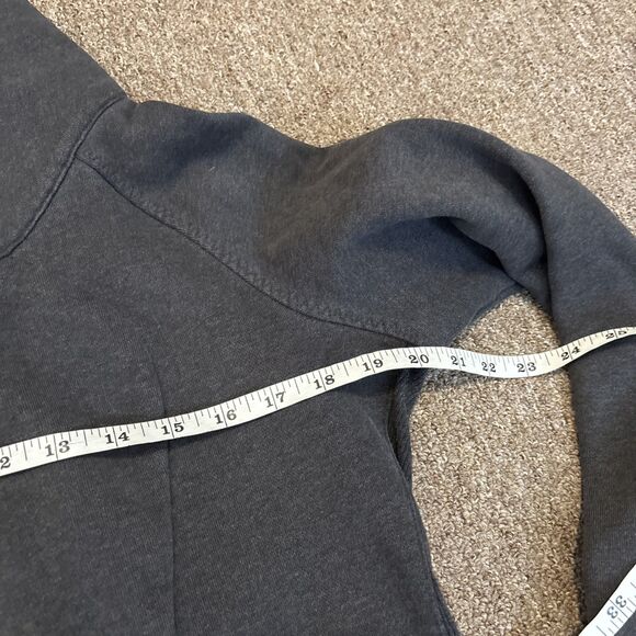 Lululemon Cozy Cuddle Up Jacket Gray Athleisure Full-Zip Asymmetrical - measure - Picture 3 of 11